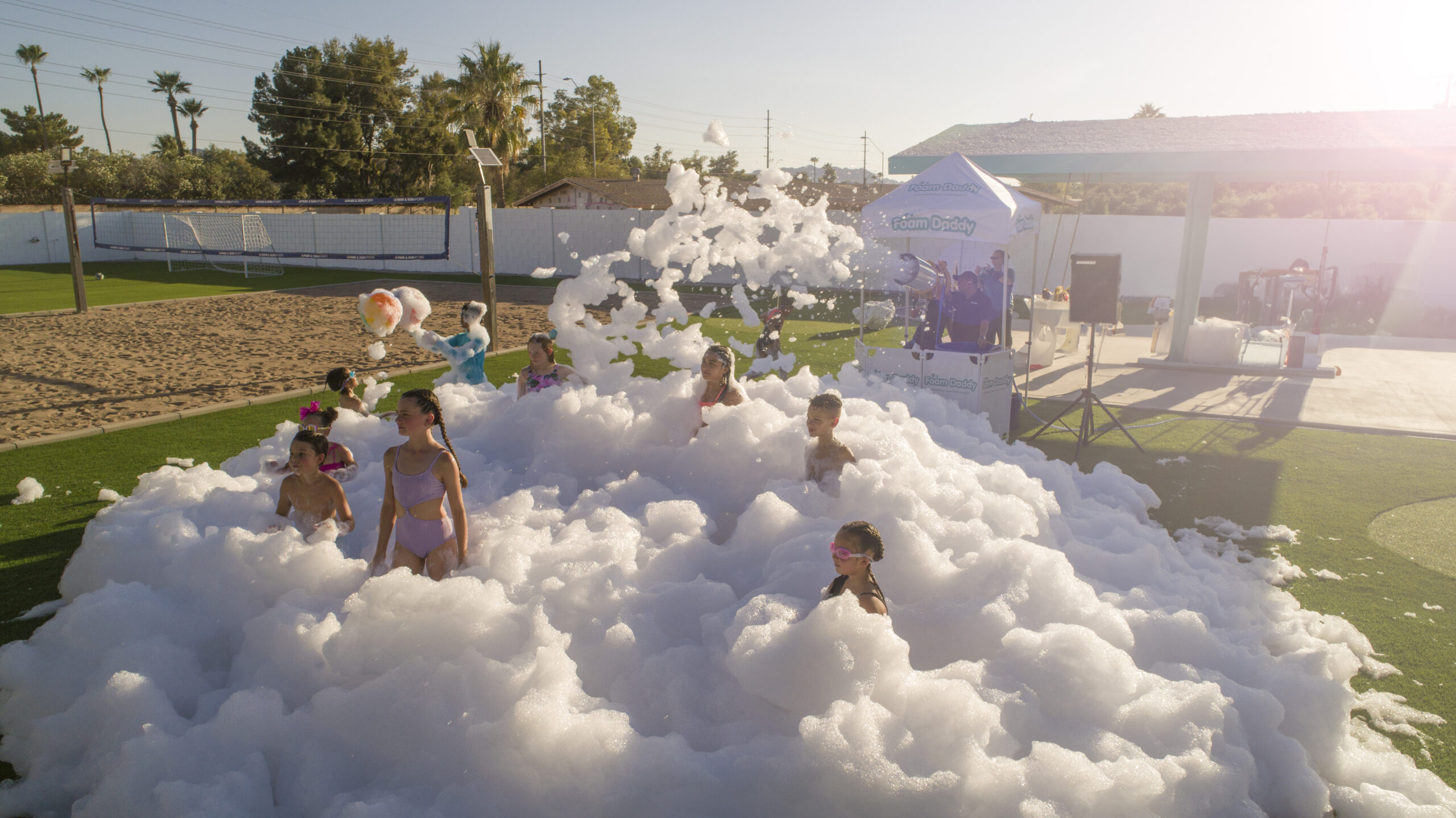 Backyard Foam Party